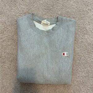 Champion Gray reverse weave sweater